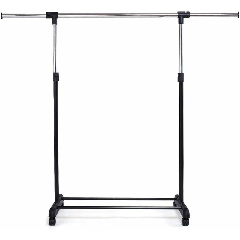 Perchero Colgador Soporte de Ropa Altura Longitud Ajustable Móvil con 4 Ruedas
Perchero Colgador Soporte de Ropa Altura Longitud Ajustable Móvil con 4 Ruedas