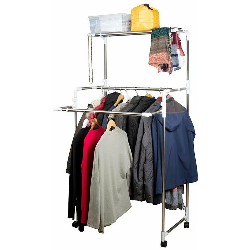 Perchero Extensible Inox/Abs