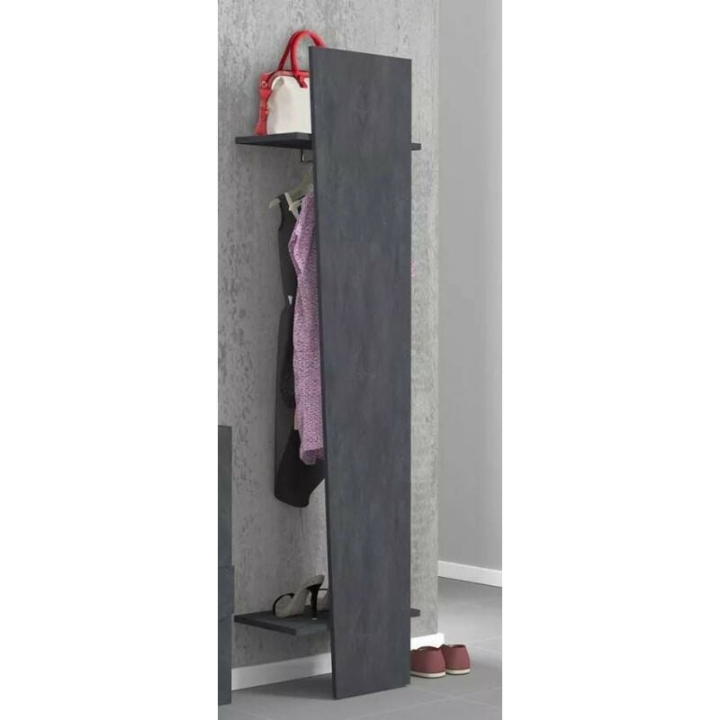 Perchero vertical Made in Italy, con tubo de ropa, dos estantes, Mobiliario de entrada, Vestíbulo moderno, 50x30h200 cm, Color Gris pizarra - Dmora
Perchero vertical Made in Italy, con tubo de ropa, dos estantes, Mobiliario de entrada, Vestíbulo moderno, 50x30h200 cm, Color Gris pizarra - Dmora