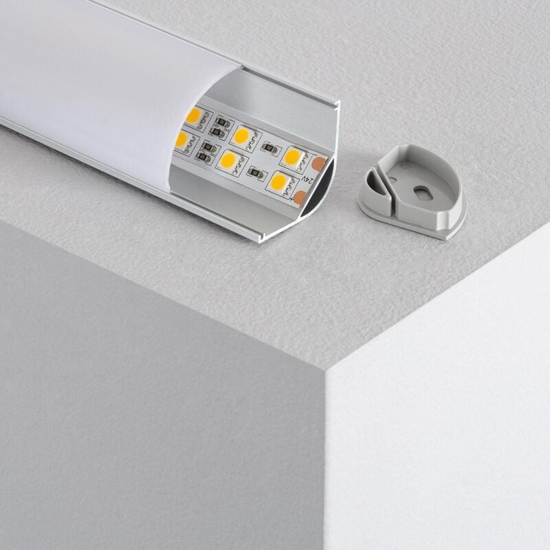 Perfil de Aluminio Esquina con Tapa Continua para Tira LED hasta 20 mm .1m Tapa Transparente Circular - 1m
Perfil de Aluminio Esquina con Tapa Continua para Tira LED hasta 20 mm .1m Tapa Transparente Circular - 1m