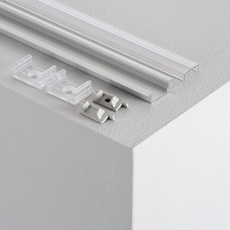Perfil de Aluminio Empotrable con Tapa Continua para Tiras LED de hasta 12 mm 10m Tapa Transparente - 10m
Perfil de Aluminio Empotrable con Tapa Continua para Tiras LED de hasta 12 mm 10m Tapa Transparente - 10m