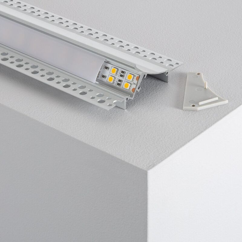 Efectoled - Perfil de Aluminio Empotrable para Escayola / Pladur con Tapa Continua para Tira LED hasta 20mm 6m - 6m
Efectoled - Perfil de Aluminio Empotrable para Escayola / Pladur con Tapa Continua para Tira LED hasta 20mm 6m - 6m