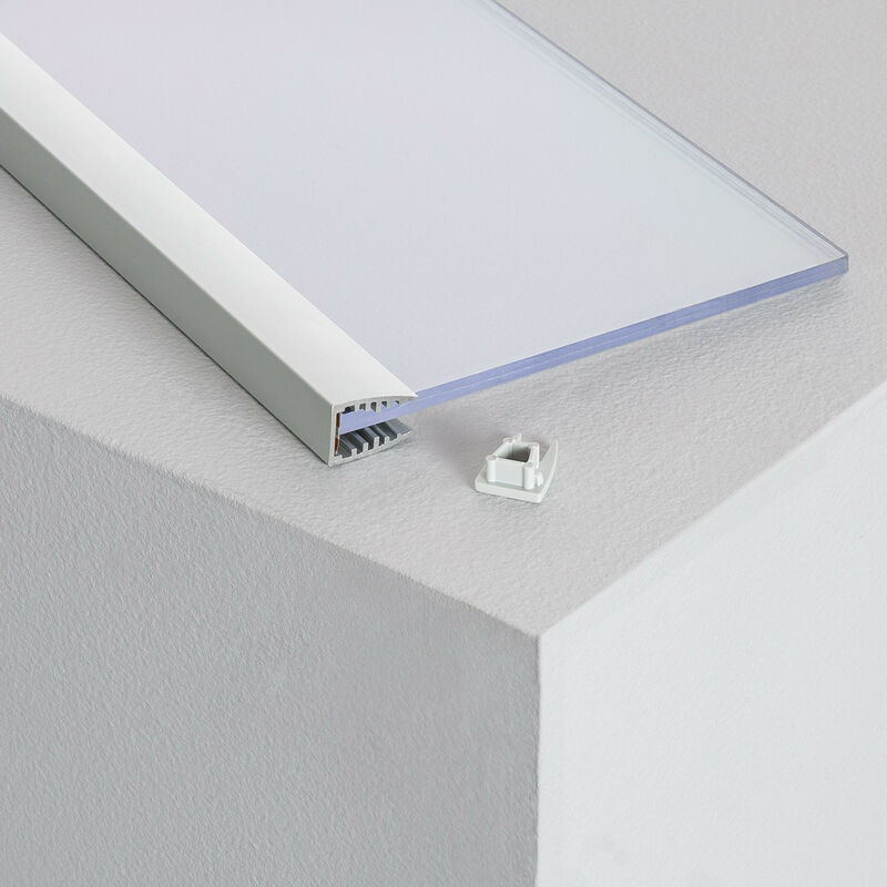 Perfil de Aluminio para Estantería de Cristal 1m para Tiras LED hasta 10 mm Translúcido - Translúcido
Perfil de Aluminio para Estantería de Cristal 1m para Tiras LED hasta 10 mm Translúcido - Translúcido