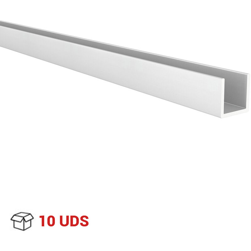 REI - Perfil en U | Fabricado en Aluminio | Acabado en Anodizado Mate | Para Proyectos de Construcción, Reformas y Bricolaje | Medidas 10*10*1000 mm
REI - Perfil en U | Fabricado en Aluminio | Acabado en Anodizado Mate | Para Proyectos de Construcción, Reformas y Bricolaje | Medidas 10*10*1000 mm