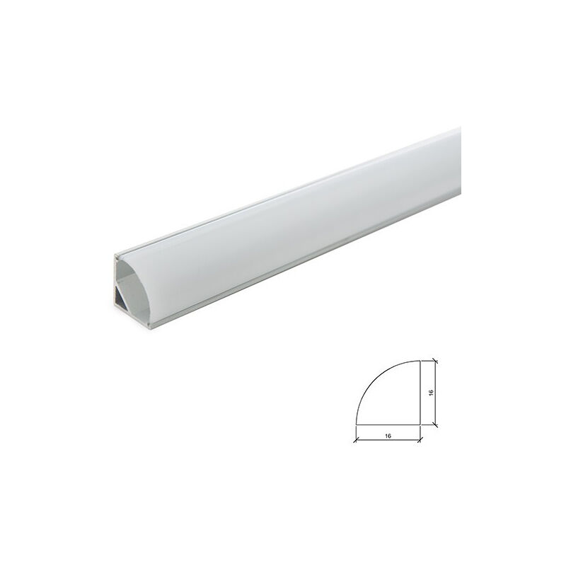 Perfíl Aluminio para Tira LED Instalación Esquinas - Difusor Opal x 1M (SU-A3030)
Perfíl Aluminio para Tira LED Instalación Esquinas - Difusor Opal x 1M (SU-A3030)