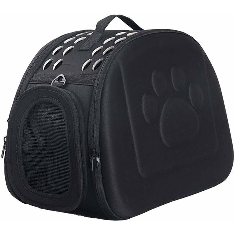 Perro Gato Conejo Transpirable Desmontable Lavable Plegable Bolsa de transporte Oxford (Negro)
Perro Gato Conejo Transpirable Desmontable Lavable Plegable Bolsa de transporte Oxford (Negro)