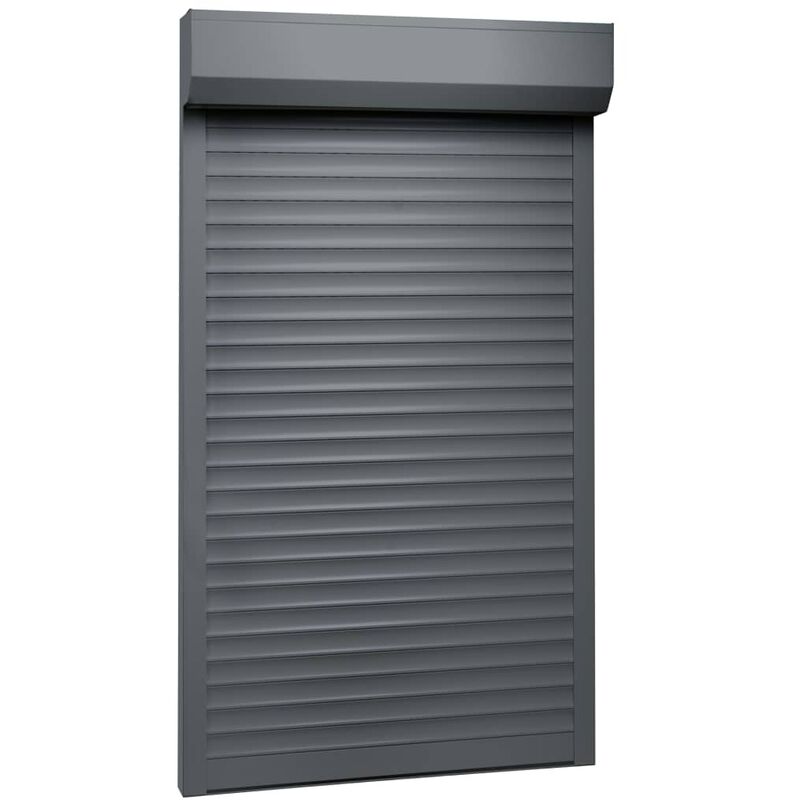 Youthup - Persiana enrollable aluminio gris antracita 110x220 cm - Gris 
Youthup - Persiana enrollable aluminio gris antracita 110x220 cm - Gris
