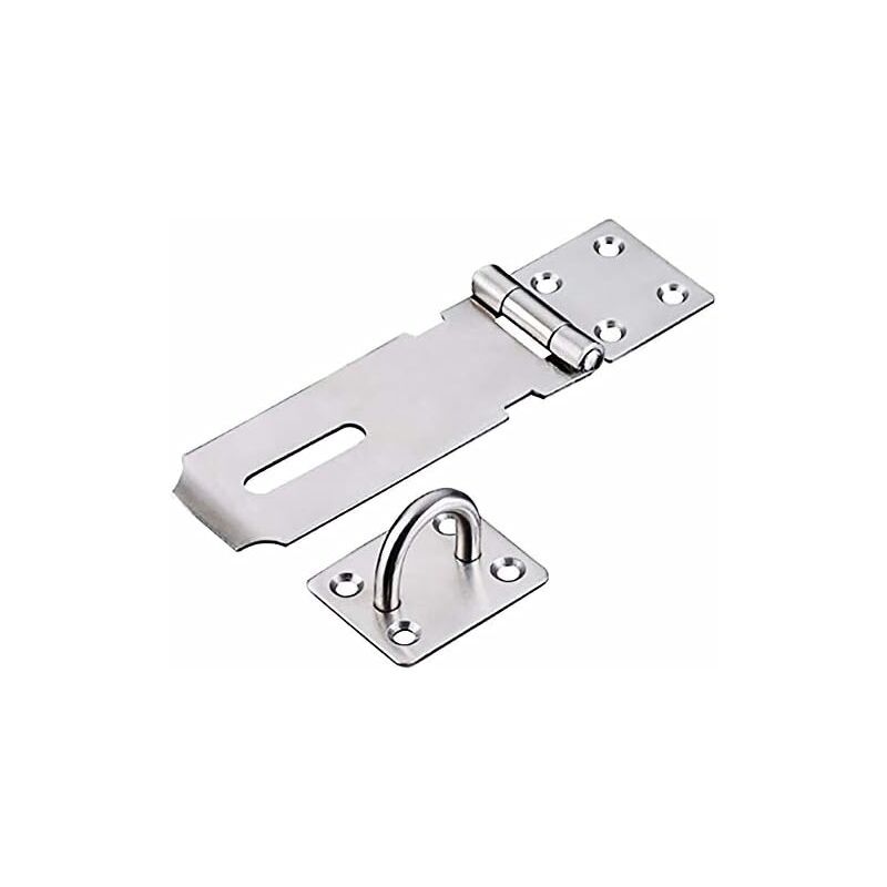 Pestillo para candado de acero inoxidable pestillo y clip de alta resistencia con tornillo, cierre de puerta, cierre de puerta, pestillo para hangar,
Pestillo para candado de acero inoxidable pestillo y clip de alta resistencia con tornillo, cierre de puerta, cierre de puerta, pestillo para hangar,