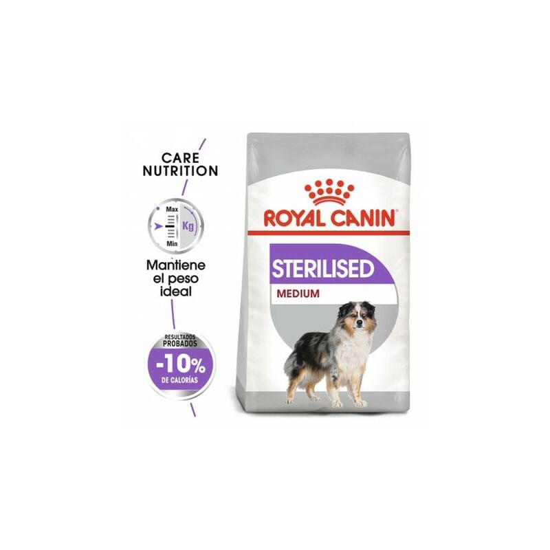 Medium Sterilised pienso para perro adulto esterilizado de tamaño mediano Saco de 3 Kg - Royal Canin
Medium Sterilised pienso para perro adulto esterilizado de tamaño mediano Saco de 3 Kg - Royal Canin