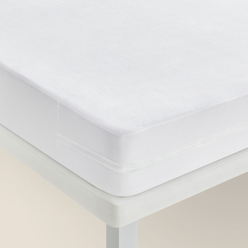 Funda de colchón de rizo impermeable antiácaros transpirable 105x190cm , Cama de 105 , Blanco - Pikolin Home
Funda de colchón de rizo impermeable antiácaros transpirable 105x190cm , Cama de 105 , Blanco - Pikolin Home