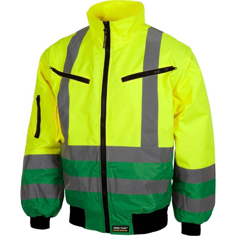 Workteam - Piloto de Alta Visibilidad convertible de cuello alto y ajuste en cintura C3740 | M - Verde+Amarillo A.V.
Workteam - Piloto de Alta Visibilidad convertible de cuello alto y ajuste en cintura C3740 | M - Verde+Amarillo A.V.