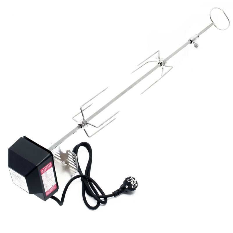 Pincho BBQ grill 82cm Acero inoxidable Con 2 agujas de carne Pincho giratorio Brocheta parrilla
Pincho BBQ grill 82cm Acero inoxidable Con 2 agujas de carne Pincho giratorio Brocheta parrilla