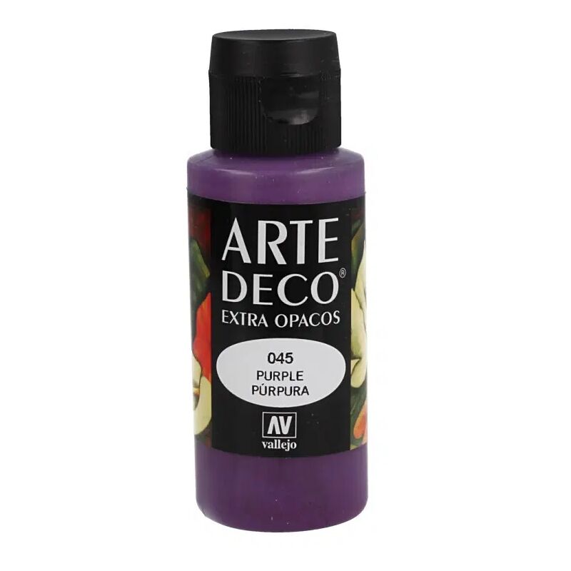 Acrylicos Vallejo - PINTURA ACRILICA ARTE DECO VALLEJO 60 ML | COLOR: Púrpura 45 - Púrpura 45
Acrylicos Vallejo - PINTURA ACRILICA ARTE DECO VALLEJO 60 ML | COLOR: Púrpura 45 - Púrpura 45