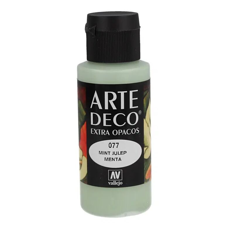Acrylicos Vallejo - PINTURA ACRILICA ARTE DECO VALLEJO 60 ML | COLOR: Menta 77 - Menta 77
Acrylicos Vallejo - PINTURA ACRILICA ARTE DECO VALLEJO 60 ML | COLOR: Menta 77 - Menta 77