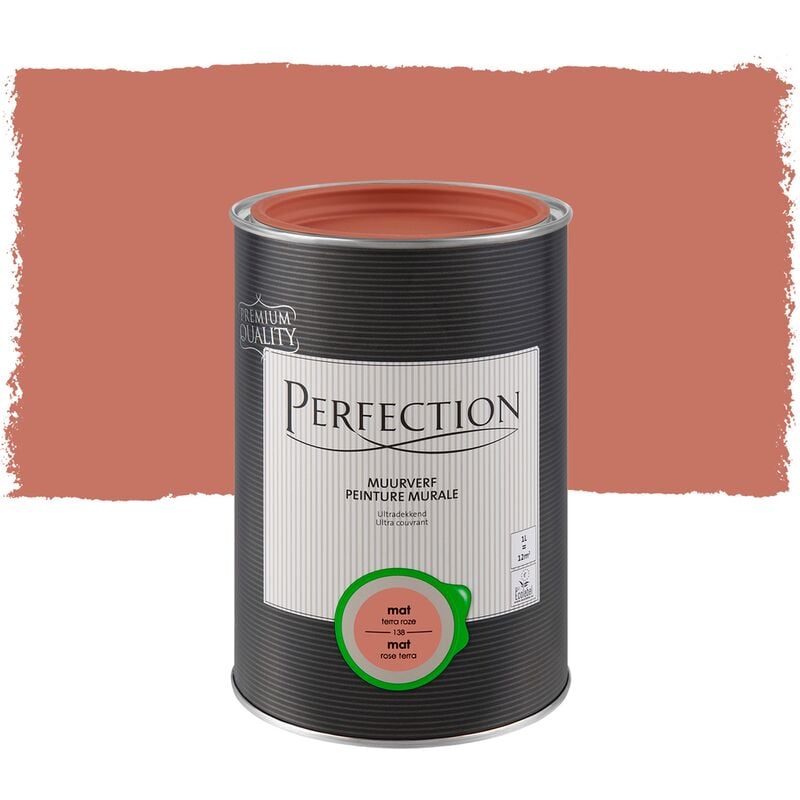 Pintura de la pared de la Ultra Roofing - Terra Pink - Mat - 1L - Rose terra - Perfection
Pintura de la pared de la Ultra Roofing - Terra Pink - Mat - 1L - Rose terra - Perfection