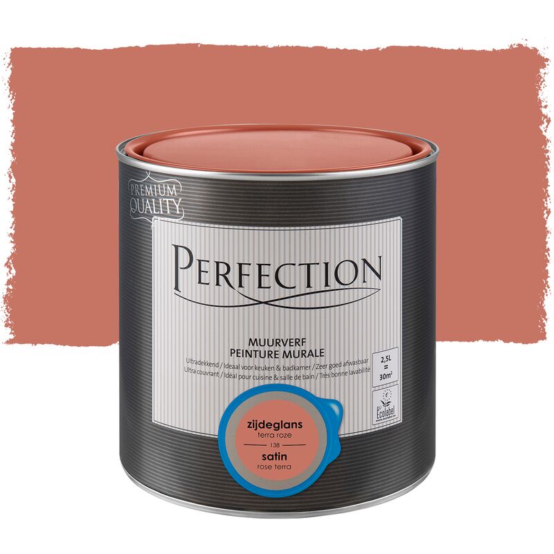 Pintura de la pared de la Ultra Roofing - Rose Terra - Satin - 2.5L - Rose terra - Perfection
Pintura de la pared de la Ultra Roofing - Rose Terra - Satin - 2.5L - Rose terra - Perfection