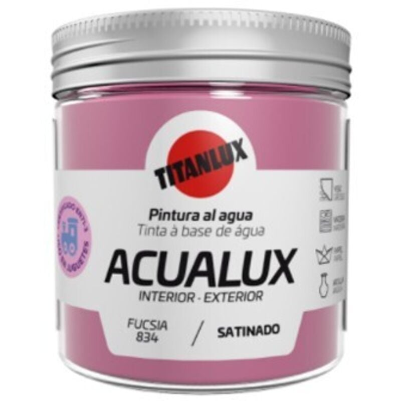 Pintura Manualidades Al Agua 75 Ml Ro/In Satinado Acualux - Titan
Pintura Manualidades Al Agua 75 Ml Ro/In Satinado Acualux - Titan