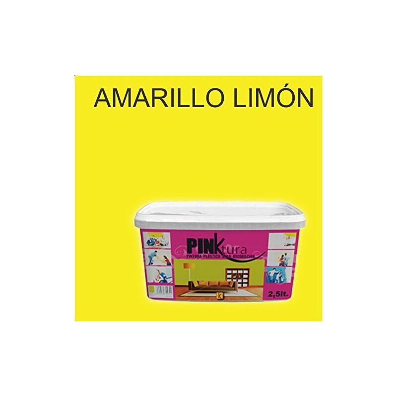 Pintura Plástica Alta decoración PINKTURA AMARILLO LIMON 2.5 LTS. - Amarillo Limón
Pintura Plástica Alta decoración PINKTURA AMARILLO LIMON 2.5 LTS. - Amarillo Limón
