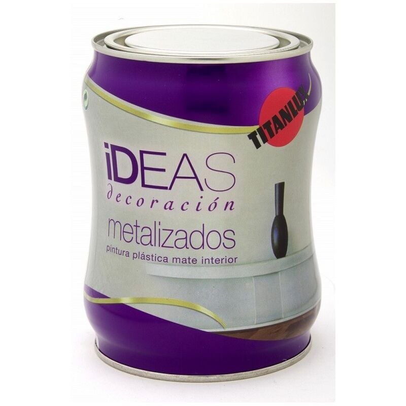 PINTURA PLASTICA METALIZADOS IDEAS 1 LT | COLOR: M011 ORO ROJIZO - M011 ORO ROJIZO - Titan
PINTURA PLASTICA METALIZADOS IDEAS 1 LT | COLOR: M011 ORO ROJIZO - M011 ORO ROJIZO - Titan