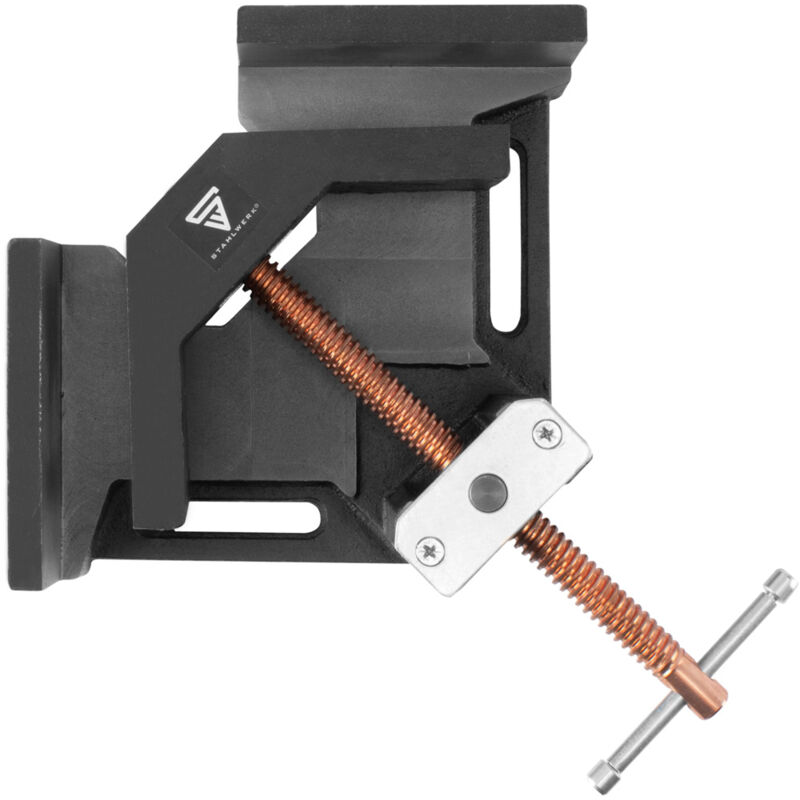 Stahlwerk - Pinza angular de soldadura WK-100 ST con ancho de boca de 100 mm para la fijación de piezas en ángulo de 90°
Stahlwerk - Pinza angular de soldadura WK-100 ST con ancho de boca de 100 mm para la fijación de piezas en ángulo de 90°