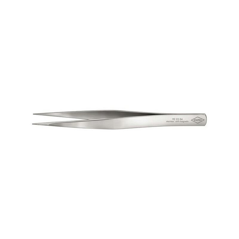 Knipex - Pinzas de precisión, forma puntiagudo, inoxidable, Superficie antirreflejo mata, Puntas : recto, puntiagudo, estrecho, Superficie de agarre
Knipex - Pinzas de precisión, forma puntiagudo, inoxidable, Superficie antirreflejo mata, Puntas : recto, puntiagudo, estrecho, Superficie de agarre