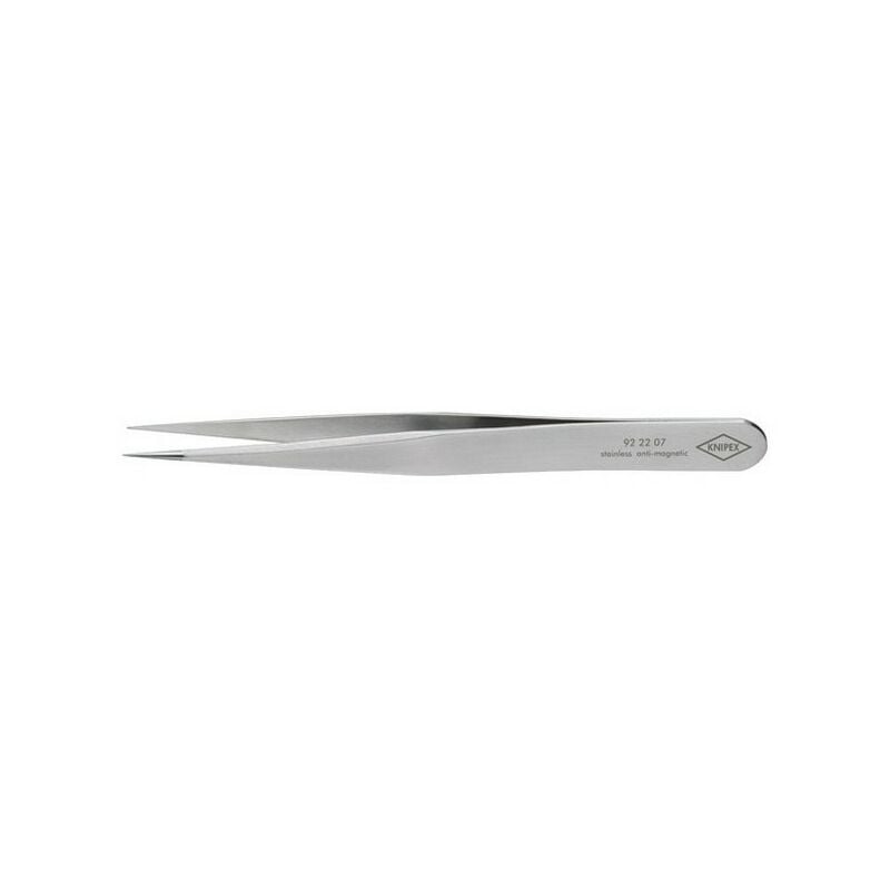 Knipex - Pinzas de precisión, forma puntiagudo, inoxidable, Superficie antirreflejo mata, Puntas : recto, puntiagudo, estrecho, Superficie de agarre
Knipex - Pinzas de precisión, forma puntiagudo, inoxidable, Superficie antirreflejo mata, Puntas : recto, puntiagudo, estrecho, Superficie de agarre