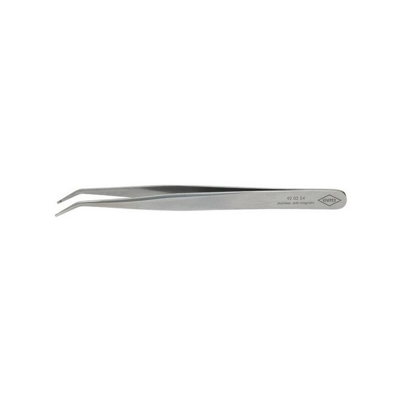 Knipex - Pinzas de precisión, Puntas : curva, anguloso, aproximadamente 1 mm de ancho, Superficie de agarre micro-rugoso por mataado, Superficie
Knipex - Pinzas de precisión, Puntas : curva, anguloso, aproximadamente 1 mm de ancho, Superficie de agarre micro-rugoso por mataado, Superficie