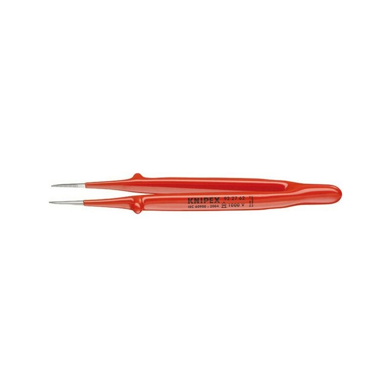 Knipex - Pinzas de precisión, aisladas, Puntas : recto, puntiagudo, Superficie de agarre dentado fino, Superficie niquelado, aisladas por immersión
Knipex - Pinzas de precisión, aisladas, Puntas : recto, puntiagudo, Superficie de agarre dentado fino, Superficie niquelado, aisladas por immersión