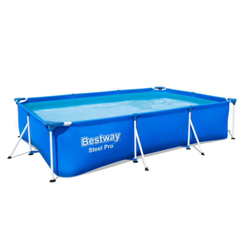 Piscina desmontable sobre rasante rectangular Steel Pro 300x201x66cm 56404 - Bestway
Piscina desmontable sobre rasante rectangular Steel Pro 300x201x66cm 56404 - Bestway
