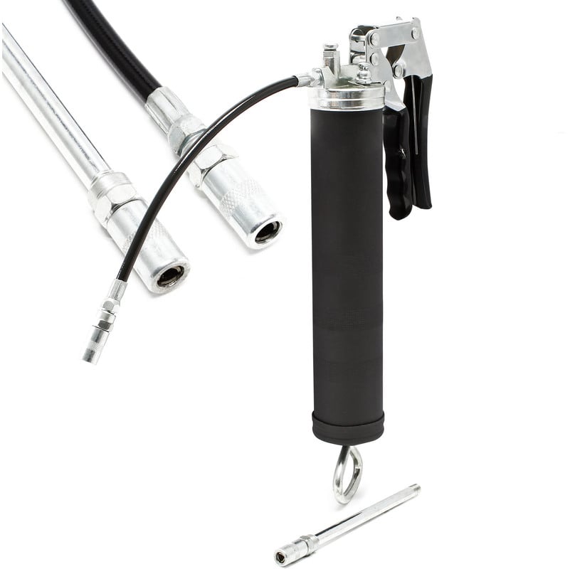 Pistola engrasadora manual prensa grasa aceite cartuchos lubricante equipo lubricación engrasador
Pistola engrasadora manual prensa grasa aceite cartuchos lubricante equipo lubricación engrasador