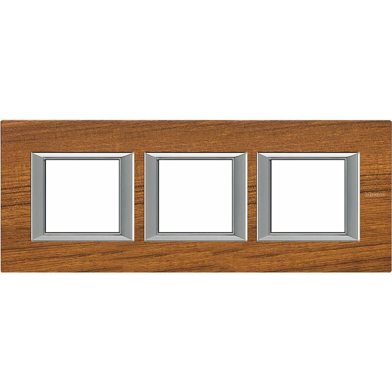 Marco embellecedor Horizontal de 3 elementos Bticino Axolute HA4802M3HLTK Madera Teka
Marco embellecedor Horizontal de 3 elementos Bticino Axolute HA4802M3HLTK Madera Teka