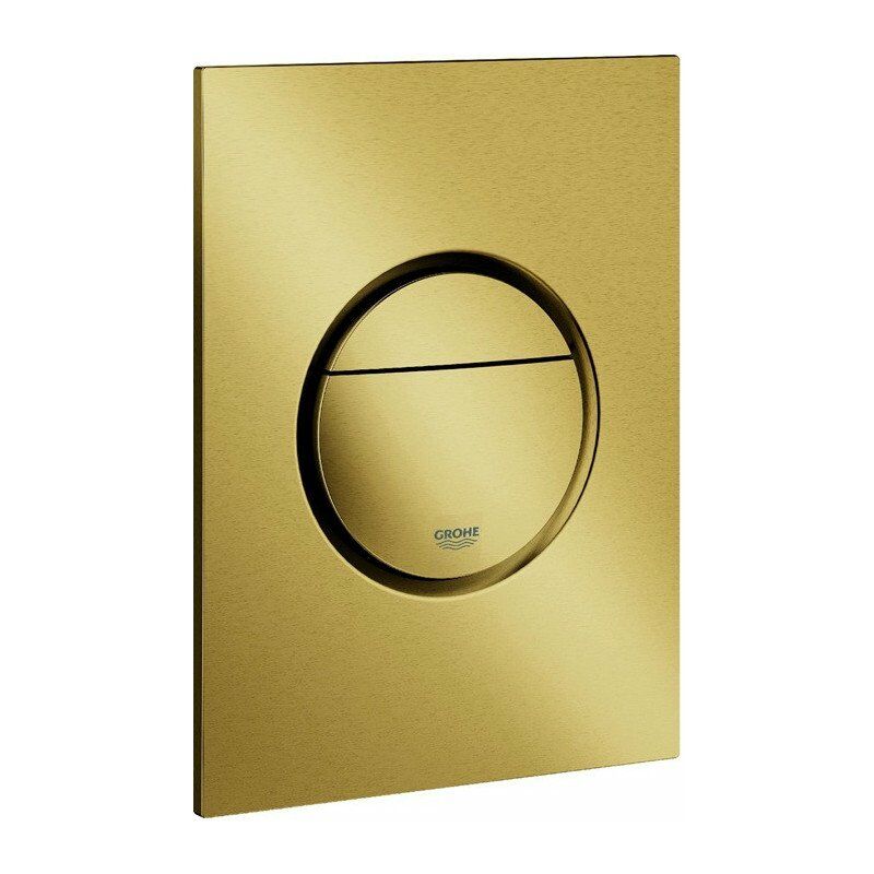 Placa de accionamiento para inodoro GROHE Nova Cosmopolitan S 37601 2-M./Start&Stopp shiny gold geb.
Placa de accionamiento para inodoro GROHE Nova Cosmopolitan S 37601 2-M./Start&Stopp shiny gold geb.