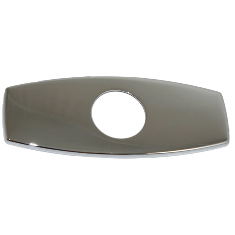 Placa de cubierta de 16 cm. cromada