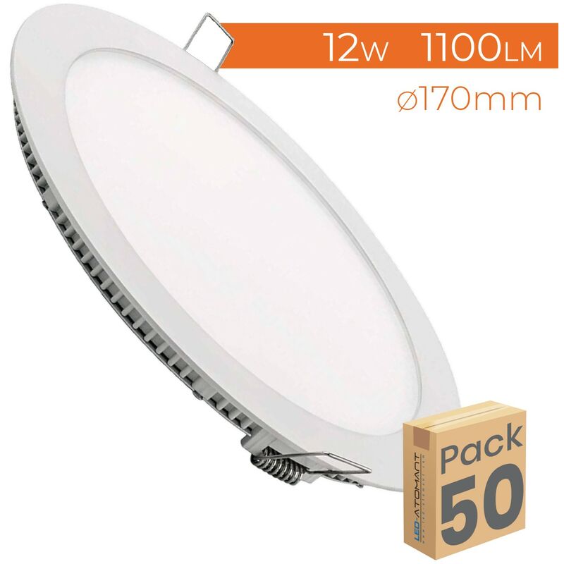 Placa Downlight LED Circular plana 12W 1100LM Corte 160mm | Blanco Frío 6500K - Pack 50 Uds. - Blanco Frío 6500K
Placa Downlight LED Circular plana 12W 1100LM Corte 160mm | Blanco Frío 6500K - Pack 50 Uds. - Blanco Frío 6500K