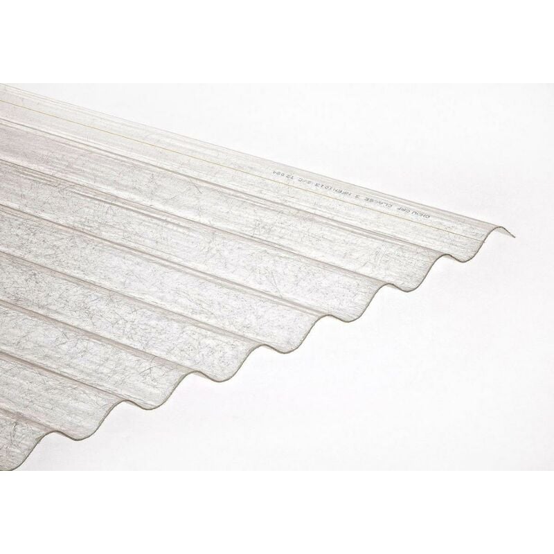 Placa Poliéster PLR Mini Onda - 1,52 x 1,12 m (1,45 m2 útiles) - Traslúcido - Onduclair
Placa Poliéster PLR Mini Onda - 1,52 x 1,12 m (1,45 m2 útiles) - Traslúcido - Onduclair