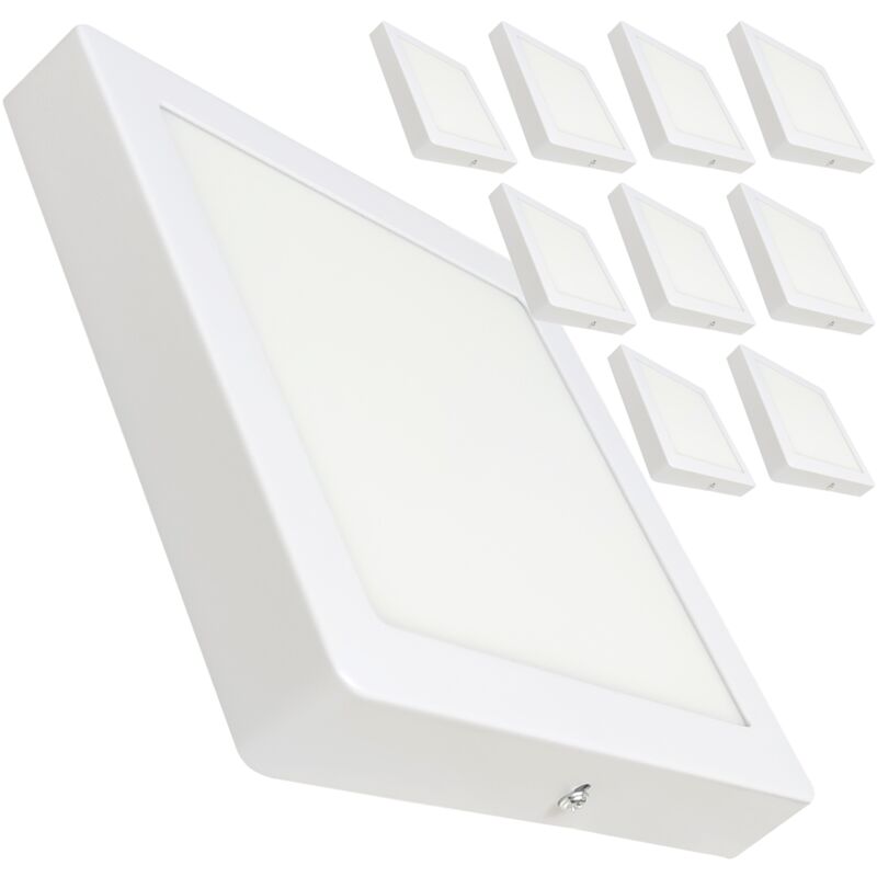 Led Atomant Sl - Plafón LED Cuadrado Superficie 20W 1800LM 220mm | Blanco Neutro 4500K - Pack 10 Uds. - Blanco Neutro 4500K
Led Atomant Sl - Plafón LED Cuadrado Superficie 20W 1800LM 220mm | Blanco Neutro 4500K - Pack 10 Uds. - Blanco Neutro 4500K
