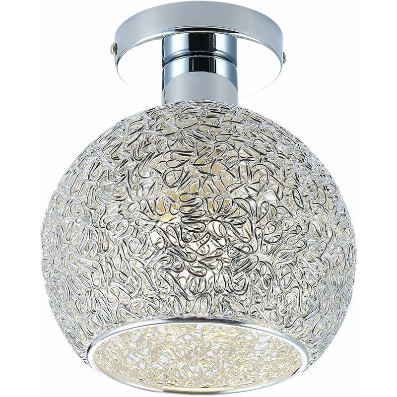 Litzee - Plafón de techo de aluminio mini plafón para guardarropa, pasillo y salón (diámetro del plafón: 15cm)
Litzee - Plafón de techo de aluminio mini plafón para guardarropa, pasillo y salón (diámetro del plafón: 15cm)