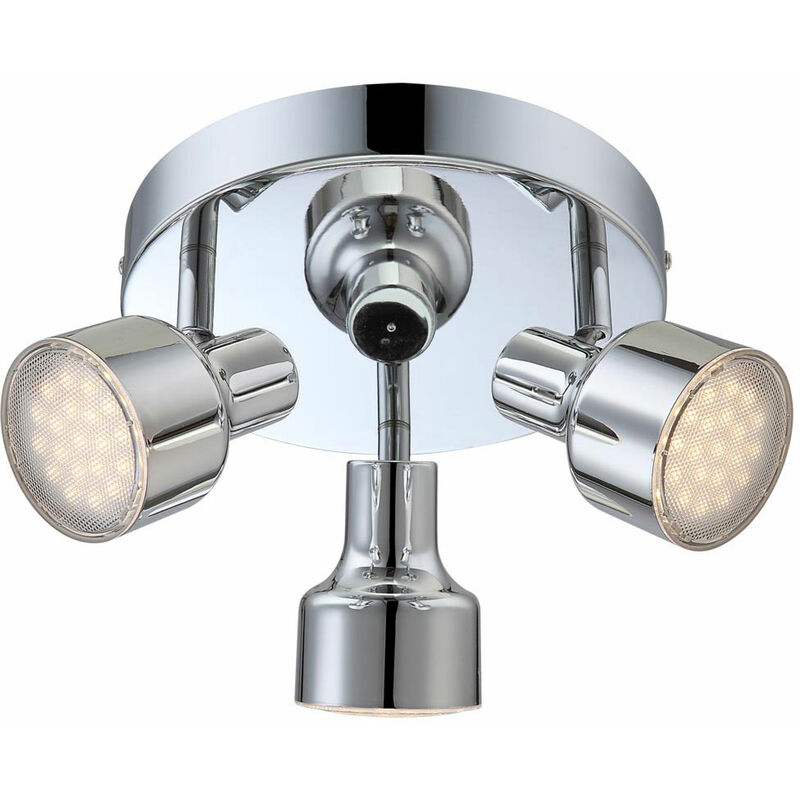 Globo - Plafón LED Focos cromados Roundel Lámpara de diseño de iluminación de sala de estar ajustable 56213-3
Globo - Plafón LED Focos cromados Roundel Lámpara de diseño de iluminación de sala de estar ajustable 56213-3