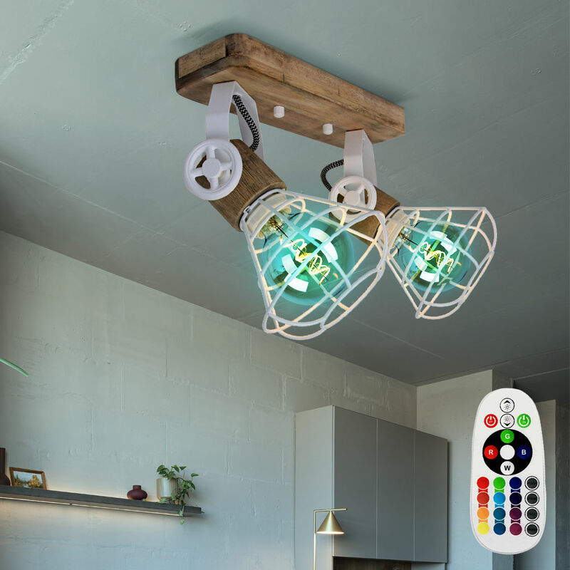 Lámpara de techo retro móvil CONTROL REMOTO Lámpara de pared regulable en un juego que incluye bombillas LED RGB
Lámpara de techo retro móvil CONTROL REMOTO Lámpara de pared regulable en un juego que incluye bombillas LED RGB