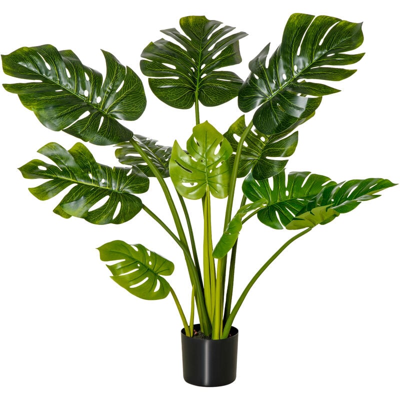 Homcom - Planta Monstera Artificial 110 cm en Maceta con 11 Hojas Realistas Árbol Tropical Decorativo para Hogar Salón Dormitorio Interior y Exterior
Homcom - Planta Monstera Artificial 110 cm en Maceta con 11 Hojas Realistas Árbol Tropical Decorativo para Hogar Salón Dormitorio Interior y Exterior