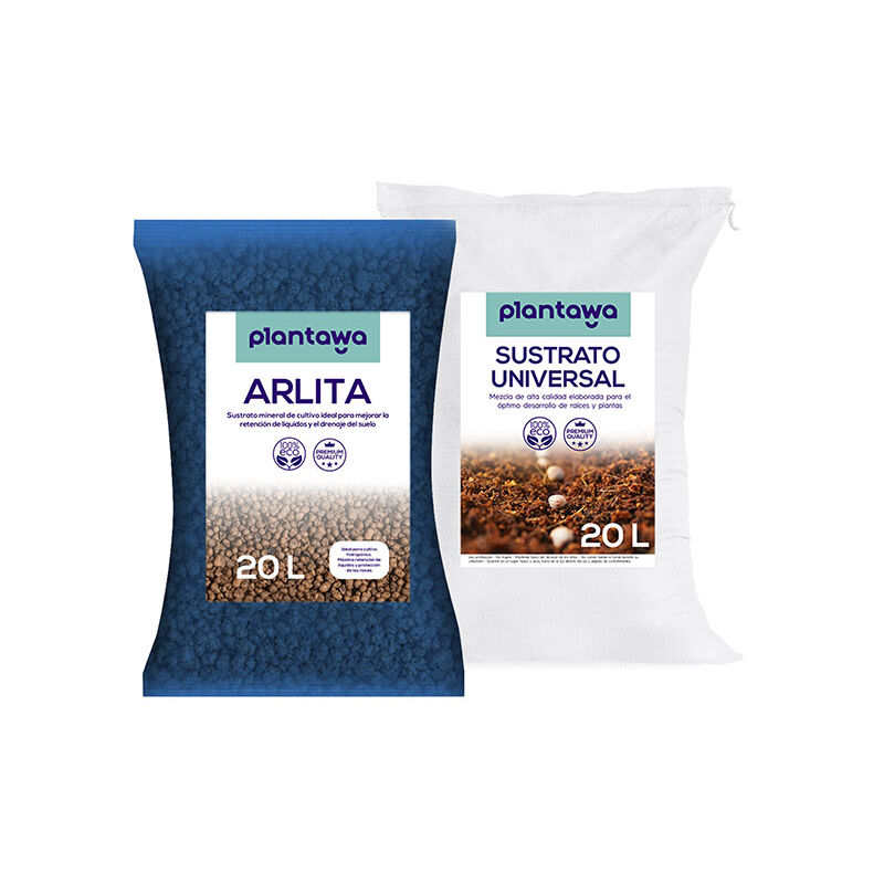 Plantawa Pack Arlita 20L + Sustrato 20L Abonos y Fertilizantes Natural Alimento para Plantas
Plantawa Pack Arlita 20L + Sustrato 20L Abonos y Fertilizantes Natural Alimento para Plantas