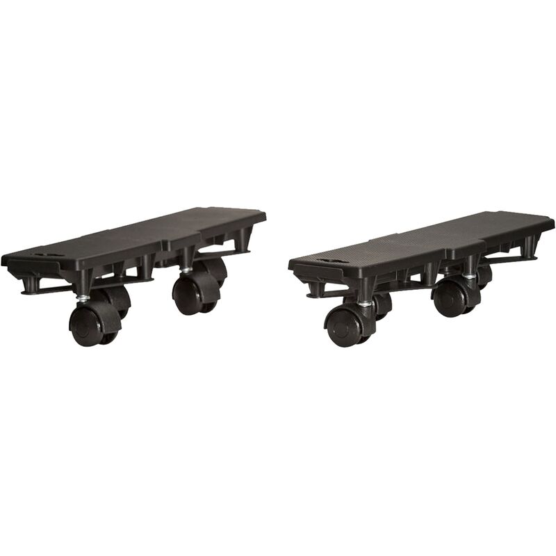 Artplast - Plataforma rectangular con ruedas, en polipropileno. Dimensiones 360x100x h 38 mm, montado 360x100x h 80 mm. color negro, con sistema de
Artplast - Plataforma rectangular con ruedas, en polipropileno. Dimensiones 360x100x h 38 mm, montado 360x100x h 80 mm. color negro, con sistema de