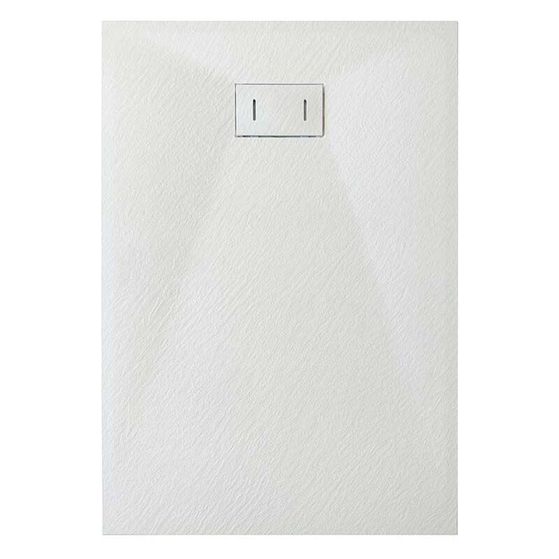 Plato de ducha SMC en fibra de vidrio, efecto piedra con valvula incluida H. 2.6 cm - 90 x 90 cm Blanco
Plato de ducha SMC en fibra de vidrio, efecto piedra con valvula incluida H. 2.6 cm - 90 x 90 cm Blanco