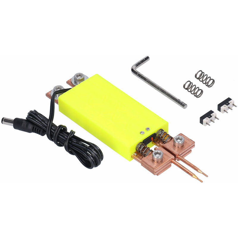 Pluma de soldadura por puntos de tipo integrado, accesorio de maquina de soldadura de gatillo automatico, para bateria 18650,Amarillo
Pluma de soldadura por puntos de tipo integrado, accesorio de maquina de soldadura de gatillo automatico, para bateria 18650,Amarillo