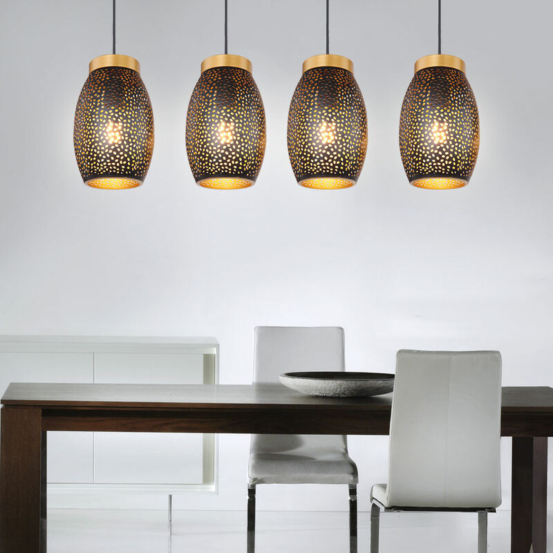 Etc-shop - Péndulo de techo Lámpara colgante Luminaria Iluminación de metal dorado Sala de estar y dormir
Etc-shop - Péndulo de techo Lámpara colgante Luminaria Iluminación de metal dorado Sala de estar y dormir