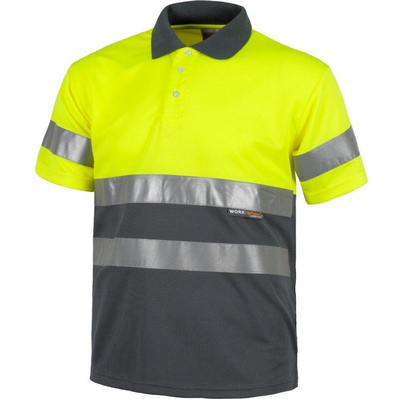 Polo de Alta Visibilidad manga corta en colores combinados C3860 | L - Amarillo A.V.+Gris - Workteam
Polo de Alta Visibilidad manga corta en colores combinados C3860 | L - Amarillo A.V.+Gris - Workteam