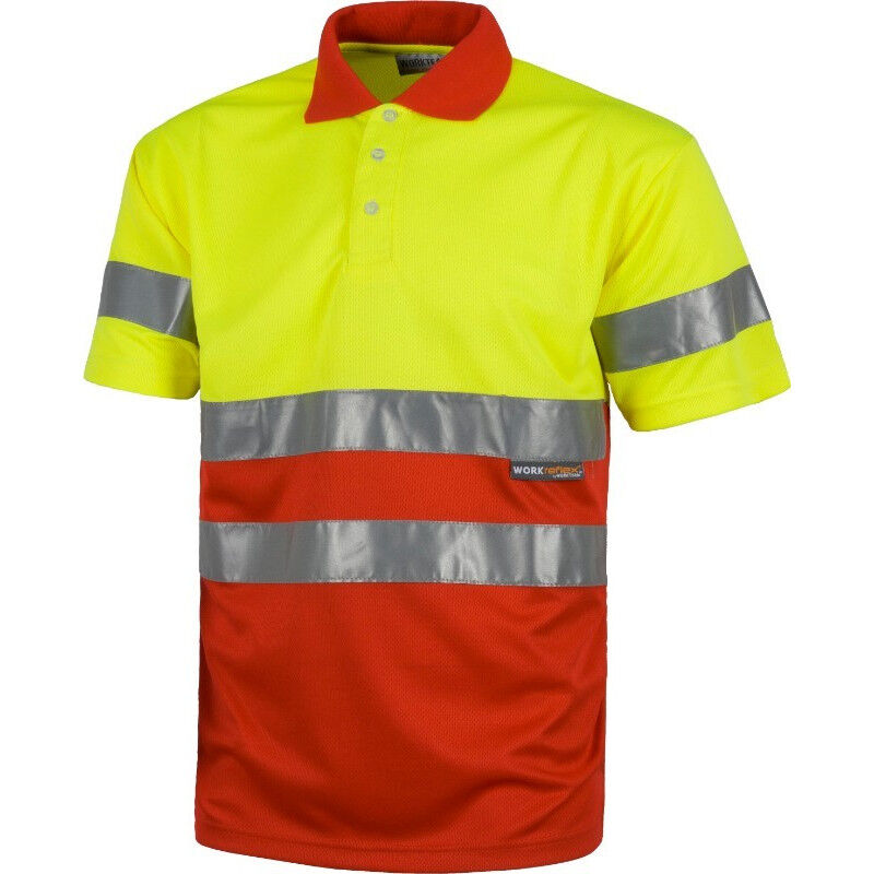 Polo de Alta Visibilidad manga corta en colores combinados C3860 | M - Amarillo A.V.+ Rojo - Workteam
Polo de Alta Visibilidad manga corta en colores combinados C3860 | M - Amarillo A.V.+ Rojo - Workteam