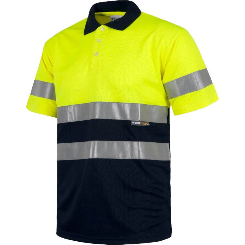 Polo de Alta Visibilidad manga corta en colores combinados C3860 | XXL - Amarillo A.V.+Marino - Workteam
Polo de Alta Visibilidad manga corta en colores combinados C3860 | XXL - Amarillo A.V.+Marino - Workteam