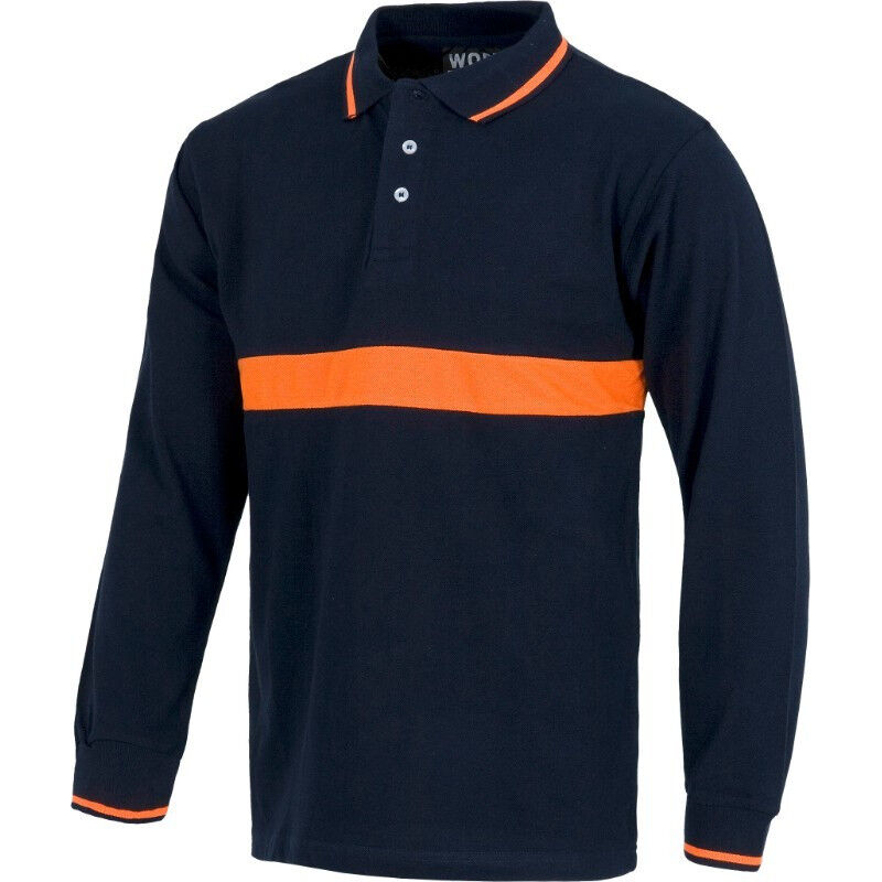 Workteam - Polo de manga larga tipo Bombero o Protección Civil en tejido fresco y poroso C3852 | XXL - Marino+Naranja A.V.
Workteam - Polo de manga larga tipo Bombero o Protección Civil en tejido fresco y poroso C3852 | XXL - Marino+Naranja A.V.