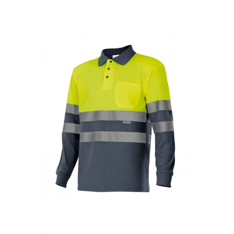 Polo bicolor de alta visibilidad de manga larga Serie 175 | 5XL - Amarillo flúor / Gris - Velilla
Polo bicolor de alta visibilidad de manga larga Serie 175 | 5XL - Amarillo flúor / Gris - Velilla